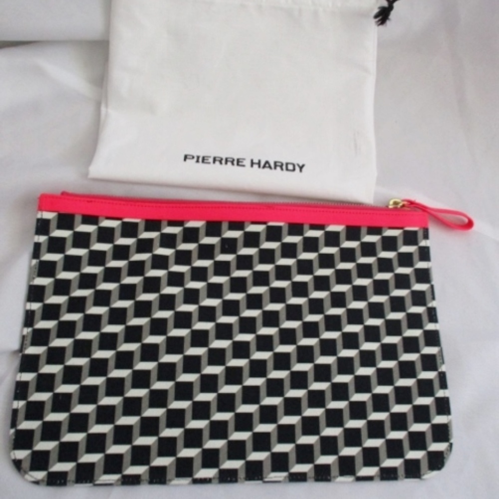 NEW PIERRE HARDY GEOMETRIC Evening Bag Clutch Case